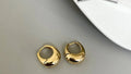 Gold Chunky Hoop Earrings for women